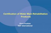 Certification of Water Main Rehabilitation Products (CEAM ...