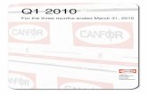 Q1 2010 Report FINAL - Canfor