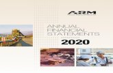 ARM AIR Annual Financial Statements 2020