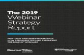 The 2019 Webinar Strategy Report