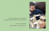CSCI0040 - Spring 2019 Jason Gaudette Computing and ...