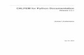 CALFEM for Python Documentation