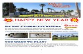 JANUARY 2018 NEWSLETTER HAPPY NEW YEAR