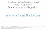 Who was Ernest Shackleton? - Cool Antarctica