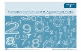 Formative Instructional & Assessment Tasks