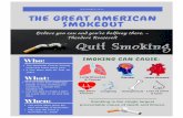 NOVEMBER 2019 THE GREAT AMERICAN SMOKEOUT