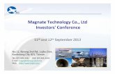 Magnate Investors' Conference-2013.8