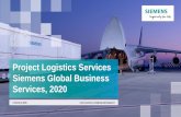Project Logistics Services Siemens Global Business ...