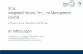 M.Sc. Integrated Natural Resource Management (INRM)