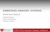 EMERGING MEMORY SYSTEMS