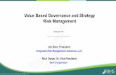 Value Based Governance and Strategy Risk Management