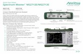 Spectrum Master MS2712E/MS2713E Quick Fact Sheet