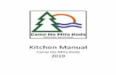 CHMK Kitchen Manual 2019 - Camp Ho Mita Koda