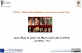Unità 1 : Storia della medicina precolombiana e Inca in Perù