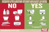 DISPOSABLE FOOD & BEVERAGE CONTAINER BAN IN EFFECT ON ...