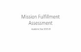 Mission Fulfillment Assessment