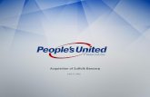 Acquisition of Suffolk Bancorp - People's United Bank