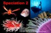 Speciation 2 - University of Wisconsin–Madison