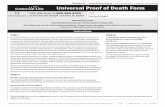 101940-1 Universal Proof of Death Form