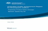 Australian Public Assessment Report for Enoxaparin sodium