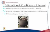 Estimation & Confidence Interval - Strathmore University