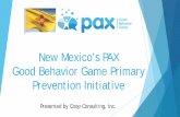 PAX Good Behavior Game - Network of Care