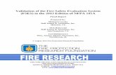 Validation of the Fire Safety Evaluation System (FSES) in ...
