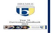 Year 10 Curriculum Handbook 2022