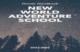 New World Adventure School Family Handbook