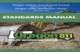 12.12.18 Updated Standards Manual - DigSafelyOregon.com