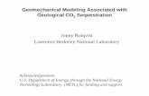 Geomechanical Modeling Associated with Geological CO2 ...