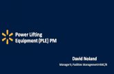 Power Lifting Questions? Equipment (PLE) PM