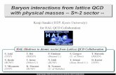 Baryon interactions from lattice QCD with physical masses ...