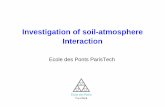 Investigation of soil-atmosphere Interaction
