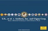 U.S., el al. v. Anthem, Inc. and Cigna Corp.