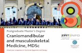 Postgraduate Master’s Degree Craniomandibular Medicine, MDSc