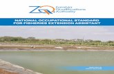 NATIONAL OCCUPATIONAL STANDARD FOR FISHERIES EXTENSION ...