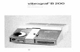 Vibrograf B200 Operator Manual - Electronic Instrument Service