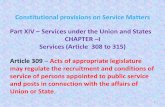 Constitutional provisions on Service Matters Part XIV ...