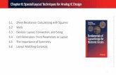 Chapter 6: Special Layout Techniques for Analog IC Design