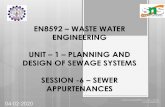 EN8592 WASTE WATER ENGINEERING UNIT PLANNING AND …