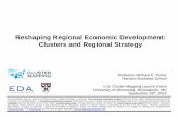 Reshaping Regional Economic Development: Clusters and ...