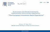 Environment and Climate Investments: Implementation and ...