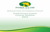 Preliminary Coach Course Outline