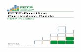 FETP-Frontline Curriculum Guide - CDC