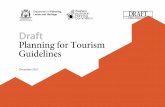 Draft Planning for Tourism Guidelines