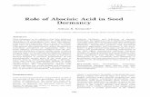Role of Abscisic Acid in Seed Dormancy - Springer