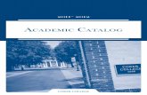Academic Catalog - Coker