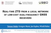 REAL TIME ZTD FROM A LOCAL NETWORK OF LOW COST DUAL ...