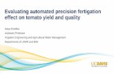Evaluating automated precision fertigation effect on ...